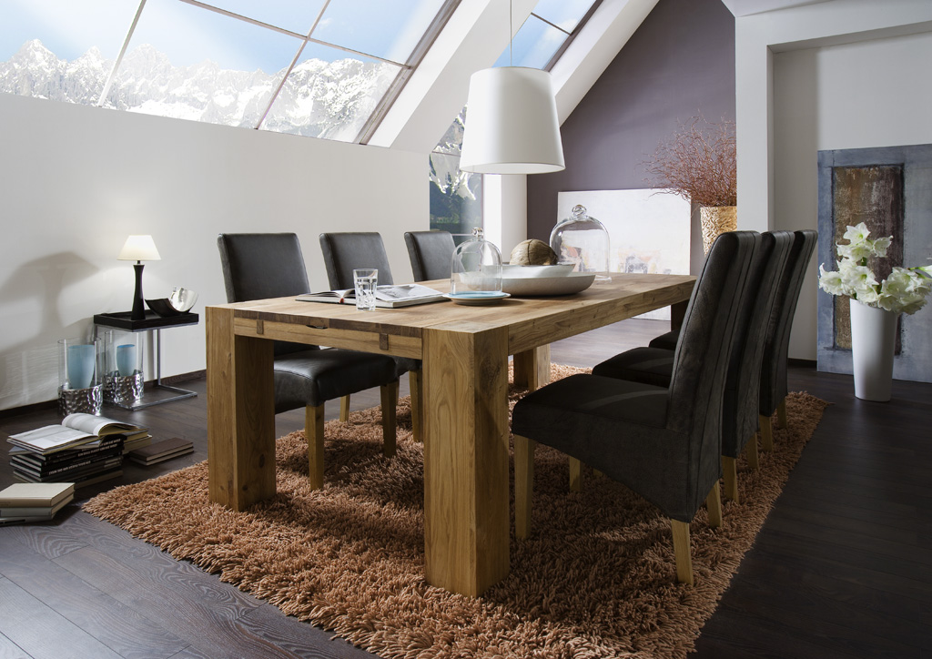 Tisch Balder Eiche massiv 260 x 100 cm