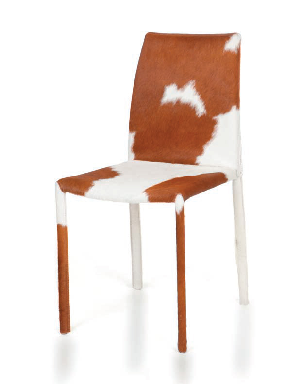 Kuhfell Sessel Vacca braun