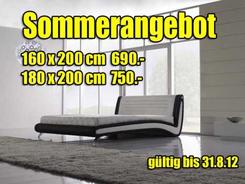 Polsterbett Reno Sommeraktion