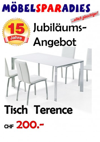 Tisch Terence Chrom Glas 