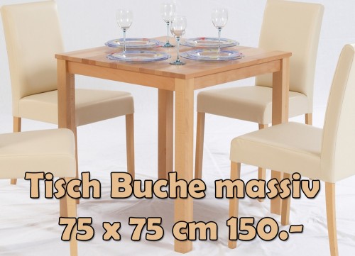 Massivholz Tisch Paul Buche l