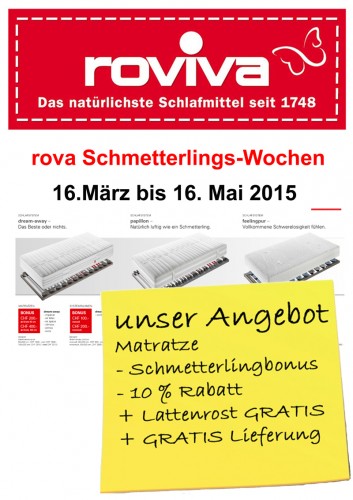 roviva Schmetterlings Wochen